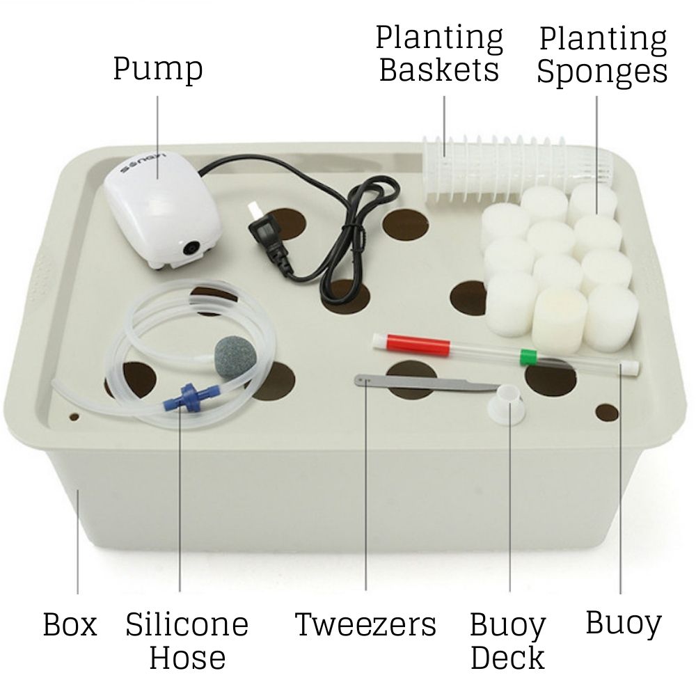 Deep Water Culture Hydroponic System, 11 Cup: image 4