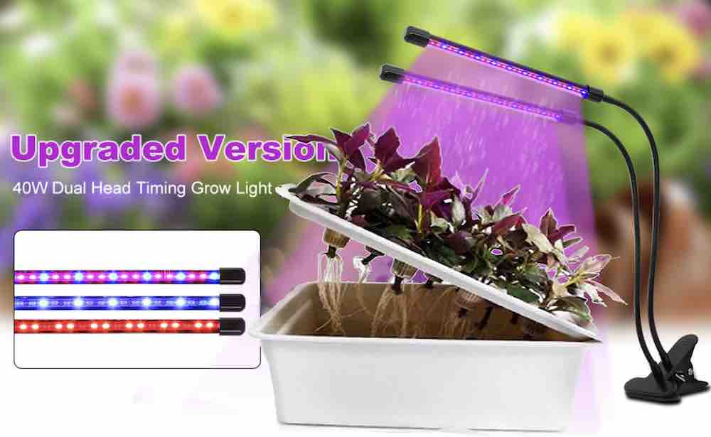 LED Grow Light, Dual Head Clip Lamp: image 4