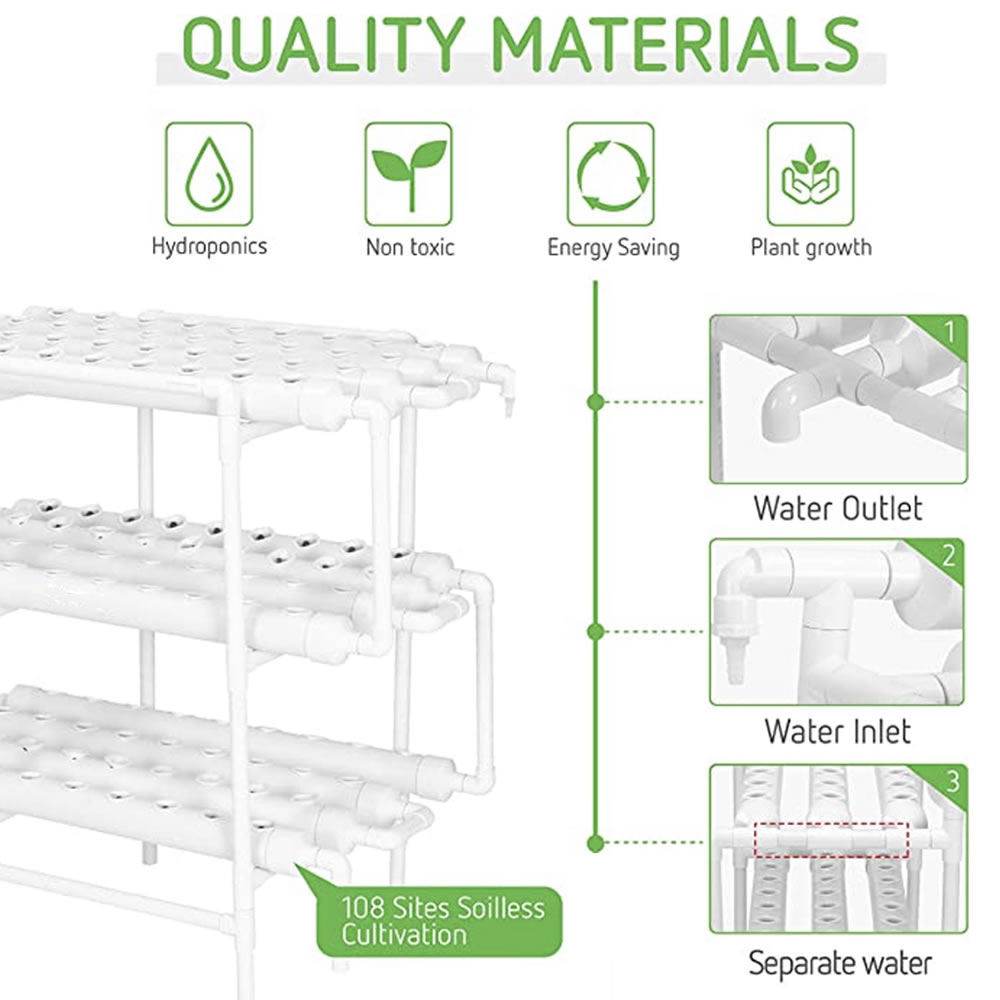 108 Cup NFT Hydroponic System: image 9
